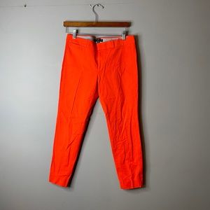 Banana republic orange Sloan dress pants 8P
